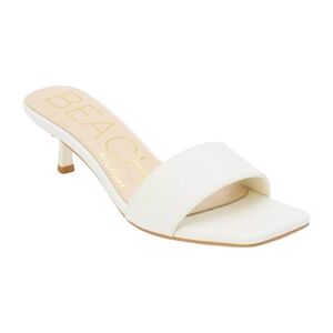 Beach By Matisse Capricorn Women's Kitten Heel Sandals In Ivory